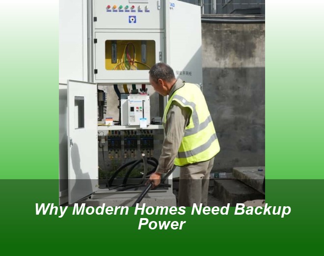 Why Modern Homes Need Backup Power
